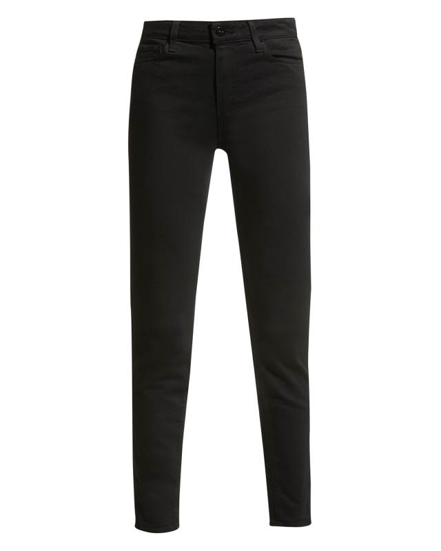 Hoxton Ultra-Skinny Ankle Jeans, Black Shadow